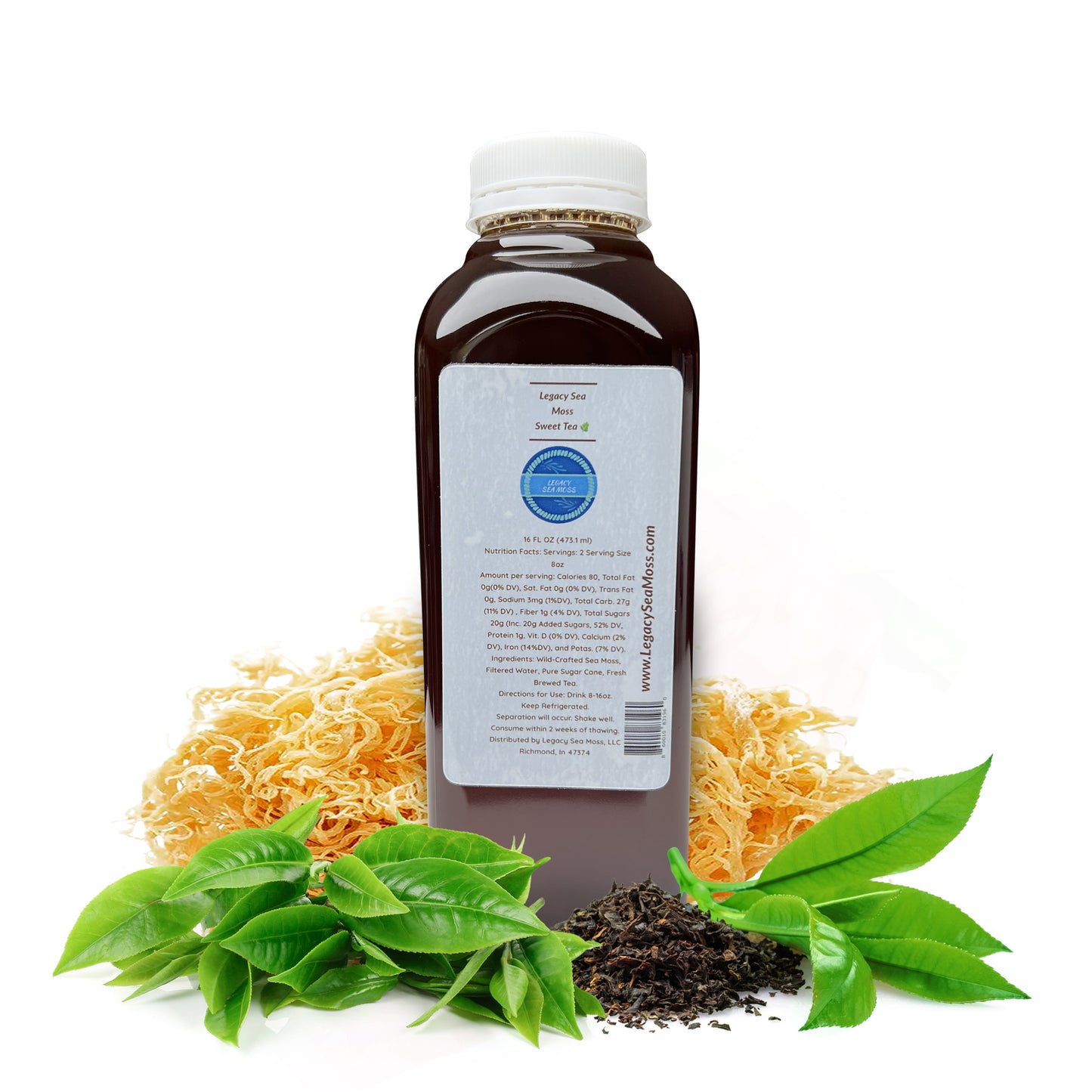 16oz Sea Moss Sweet Tea-Sea Moss-Legacy Sea Moss