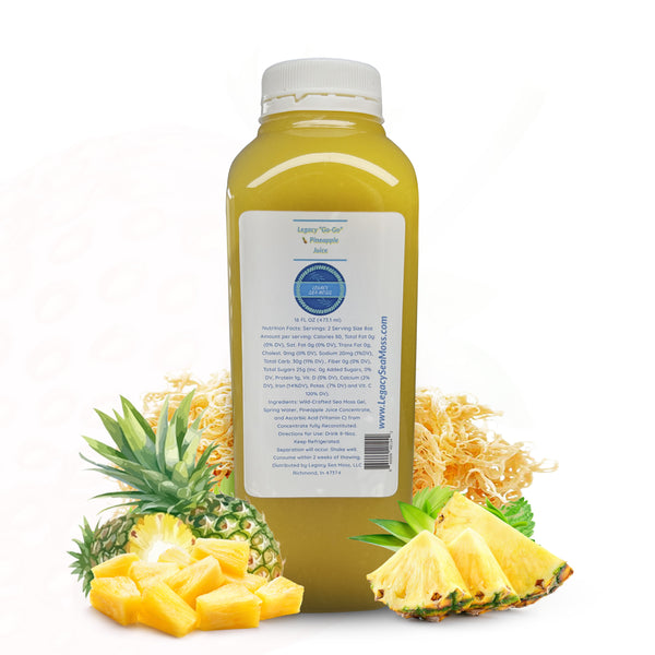 16oz Pineapple Sea Moss Juice