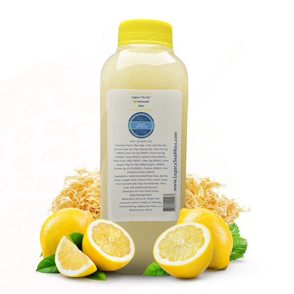 16oz Lemonade Sea Moss Juice