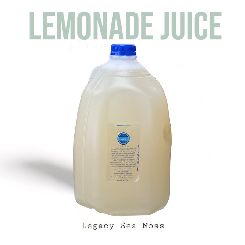 1 Gallon Lemonade “Go-Go” Sea Moss Juice